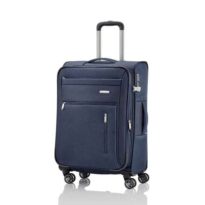 TRAVELITE, CESTOVNÍ KUFR CAPRI 4W TROLLEY 67/77 L - LÁTKOVÉ KUFRY - CESTOVNÍ KUFRY A TAŠKY