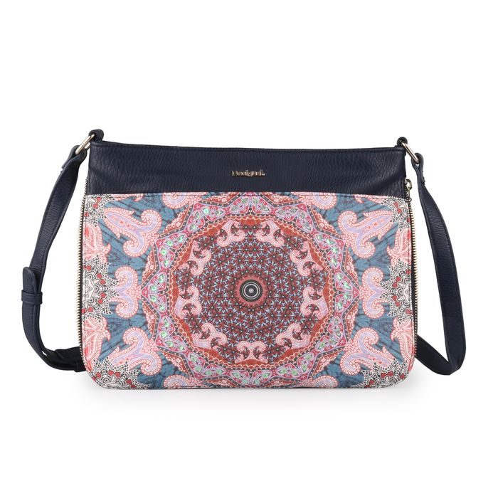 DESIGUAL, DÁMSKÁ CROSSBODY KABELKA BOLS AFRO FORMIGAL 18WAXPB1 - CROSSBODY KABELKY - KABELKY