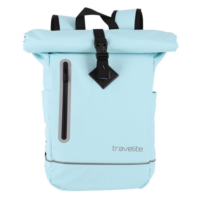 TRAVELITE, BATOH BASICS ROLL-UP PLANE LIGHT BLUE 19 L - MĚSTSKÉ BATOHY - BATOHY