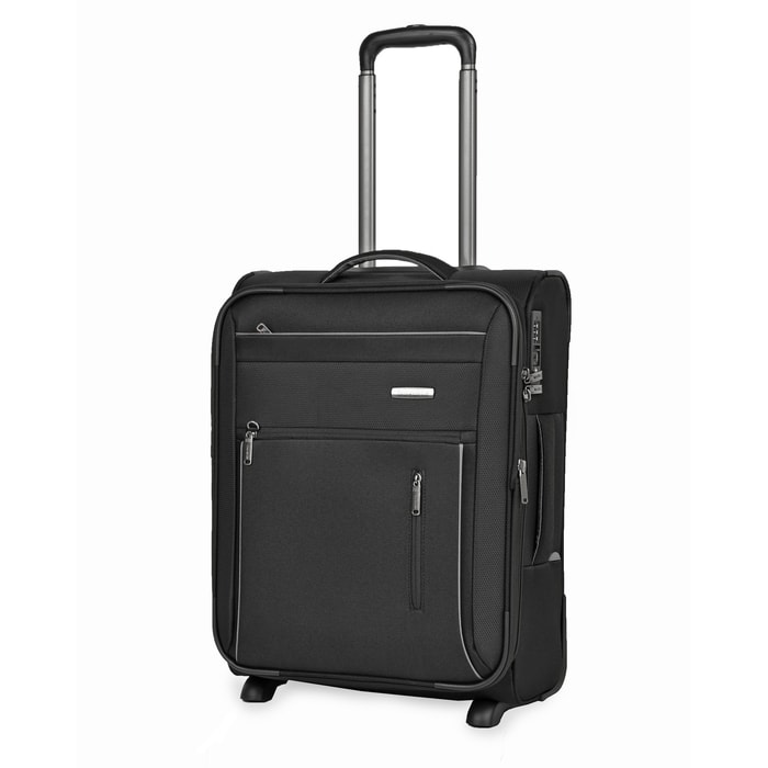 TRAVELITE, KABINOVÝ CESTOVNÍ KUFR CAPRI 2W TROLLEY 41/50 L - LÁTKOVÉ KUFRY - CESTOVNÍ KUFRY A TAŠKY