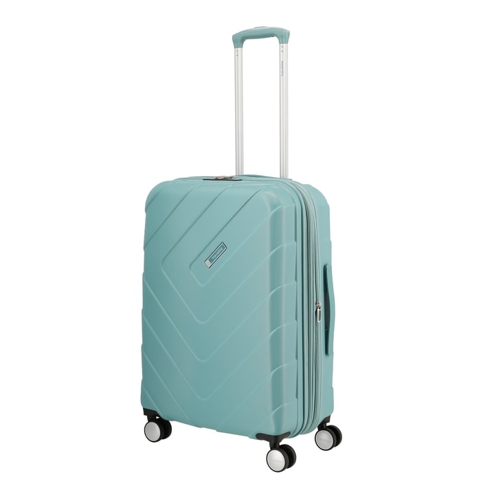 TRAVELITE, ŠKRUPINOVÝ CESTOVNÝ KUFOR  KALISTO M AQUA 70/80 L - ŠKRUPINOVÉ KUFRE - CESTOVNÉ  KUFRE A TAŠKY