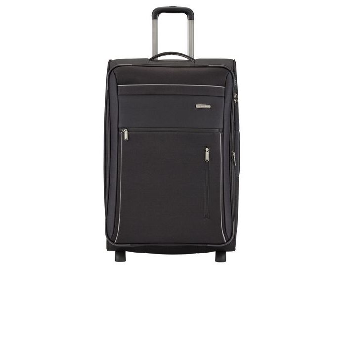 TRAVELITE, CESTOVNÍ KUFR CAPRI 2W L BLACK 112/127 L - LÁTKOVÉ KUFRY - CESTOVNÍ KUFRY A TAŠKY