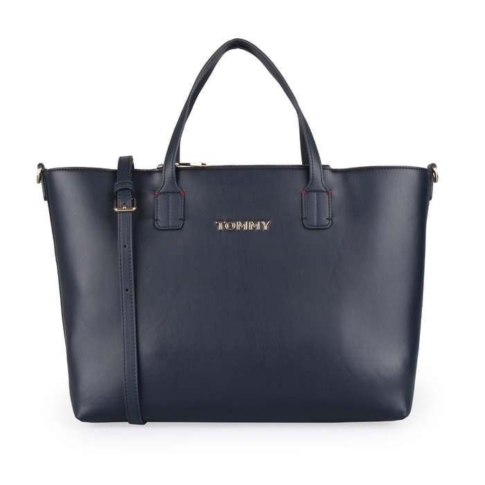 TOMMY HILFIGER, DÁMSKA SHOPPER KABELKA ICONIC TOMMY AW0AW07478 - KABELKY CEZ RAMENO - KABELKY