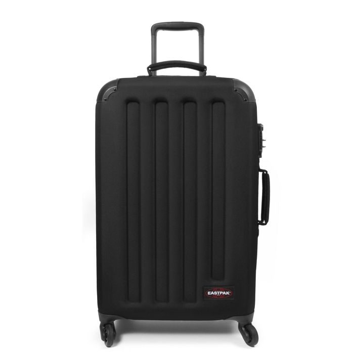 EASTPAK, HYBRIDNÝ CESTOVNÝ KUFORTRANZSHELL M BLACK 56 L - ŠKRUPINOVÉ KUFRE - CESTOVNÉ  KUFRE A TAŠKY