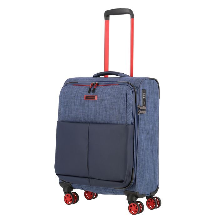 TRAVELITE, KABÍNOVÝ CESTOVNÝ KUFOR PROOF 4W S NAVY 36 L - PRÍRUČNÁ BATOŽINA - CESTOVNÉ  KUFRE A TAŠKY