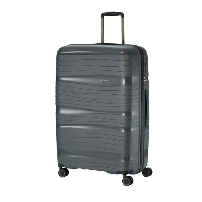 TRAVELITE, CESTOVNÝ KUFOR MOTION L ANTHRACITE 105 L - ŠKRUPINOVÉ KUFRE - CESTOVNÉ  KUFRE A TAŠKY