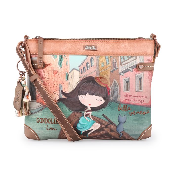 ANEKKE, DÁMSKÁ CROSSBODY KABELKA VENEZIA 26827-01 - CROSSBODY KABELKY - KABELKY