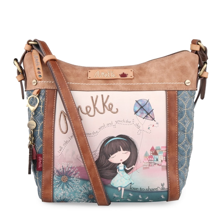 ANEKKE, DÁMSKÁ CROSSBODY KABELKA LIBERTY 26832-07 - KABELKY PŘES RAMENO - KABELKY