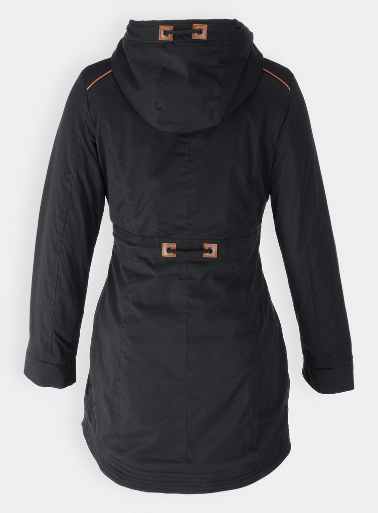 Dámská zimní bunda s kožešinovou podšívkou černá - Zimní bundy - MODOVO