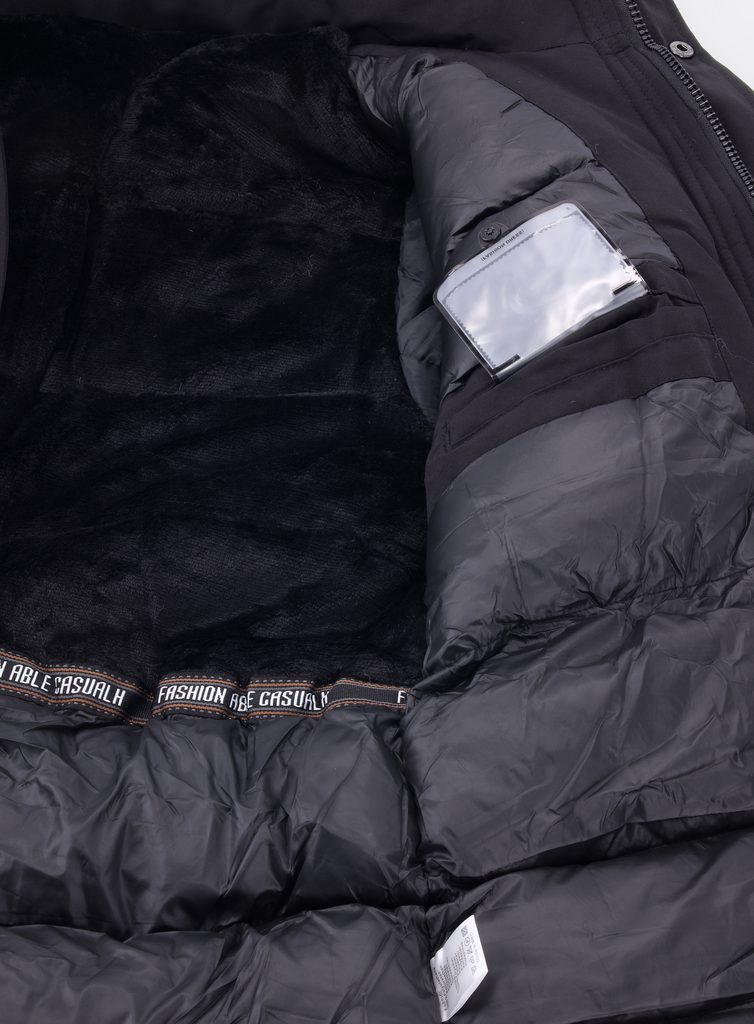 Pánska zimná bunda čierna - Pánske bundy - MODOVO