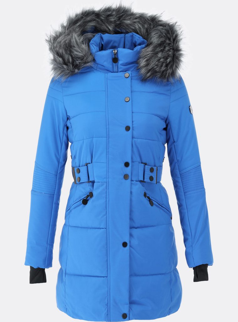 Dámska prešívaná zimná bunda modrá - Bundy - MODOVO