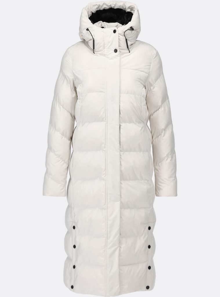 Dlhá dámska zimná bunda biela - Zimné bundy - MODOVO