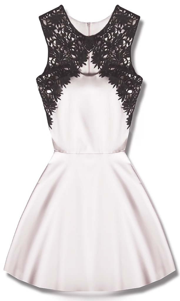 Elegantní dámské šaty bílé - Šaty - MODOVO