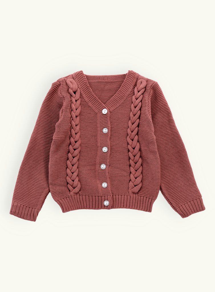 Detský pletený sveter hnedý - Detské svetre - MODOVO