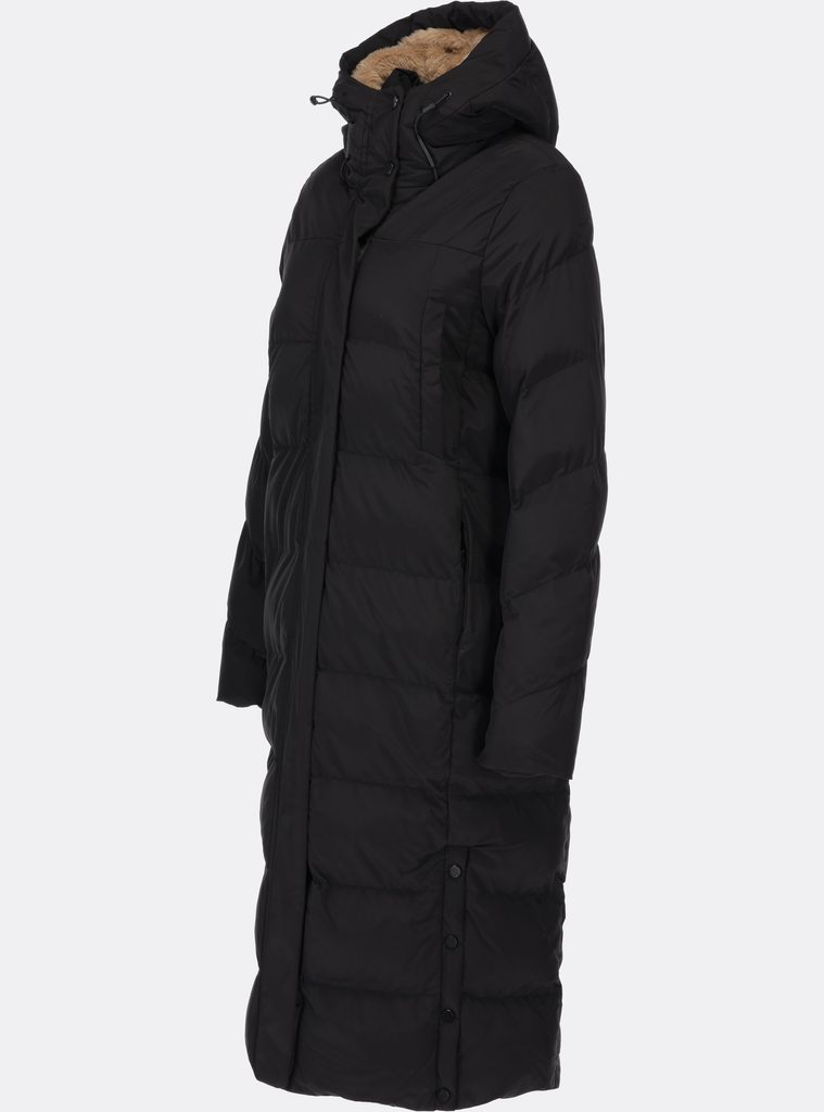 Dlhá dámska zimná bunda čierna - Zimné bundy - MODOVO