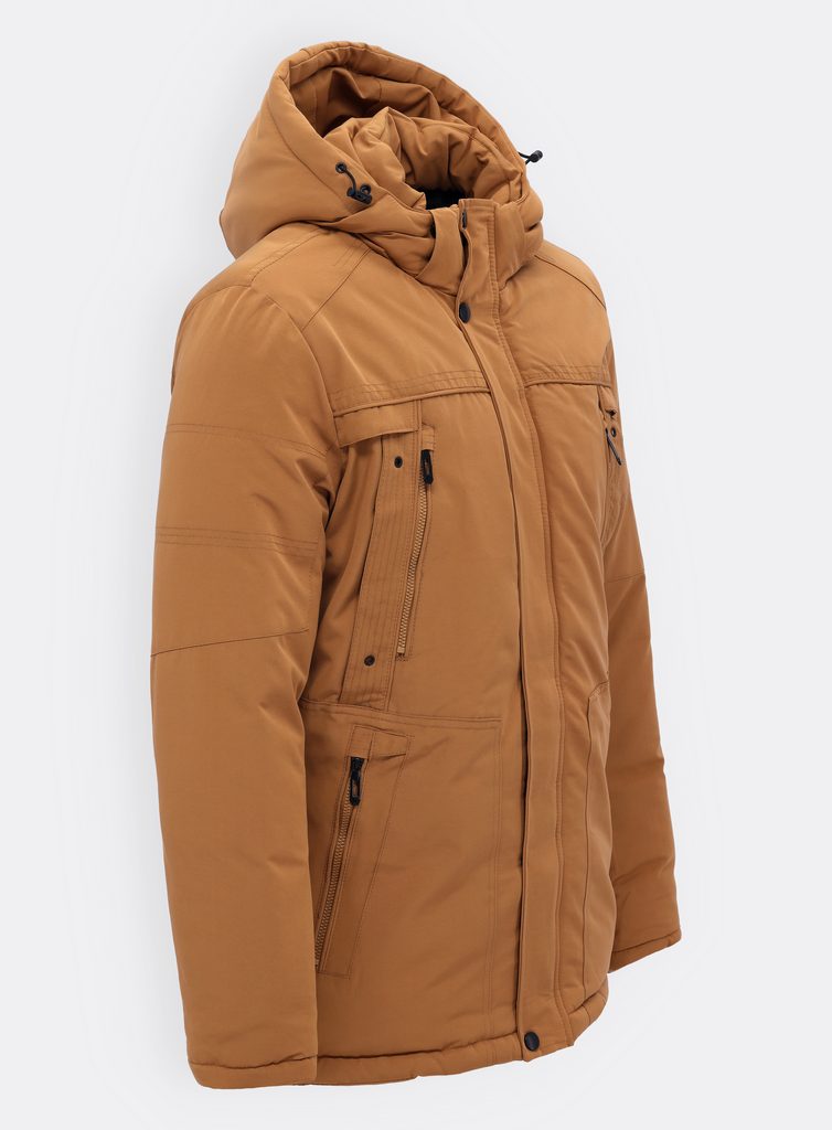 Pánska zimná bunda kamelová - Pánske bundy - MODOVO