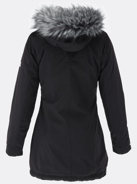 Dámska zimná bunda s asymetrickým zapínaním čierna - Bundy - MODOVO
