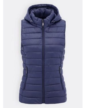 Dámska krátka vesta tmavomodrá