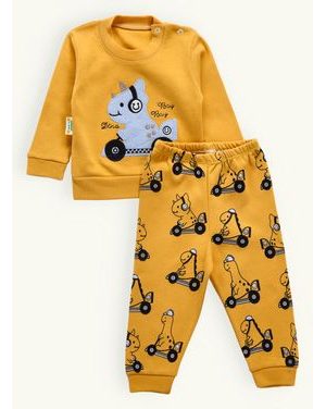 Detská tepláková súprava NOSOROŽEC žltá