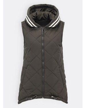 Dámska prechodná vesta tmavozelená