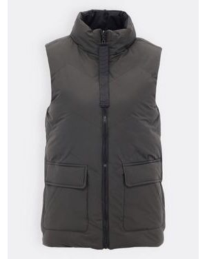 Dámská prodloužená vesta tmavě zelená