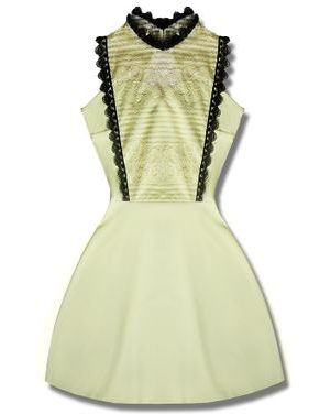 Elegantné dámske šaty žlté