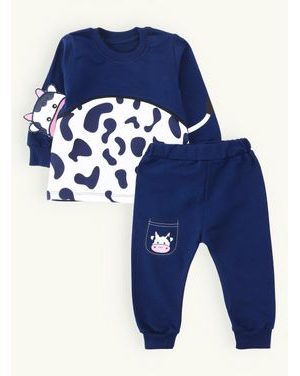 Detská súprava KRAVIČKA tmavomodrá