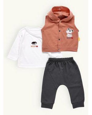 Dojčenská tepláková súprava PSÍK svetlohnedá