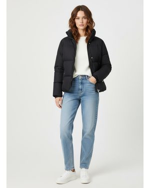 Dámska krátka zimná bunda čierna