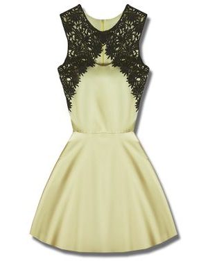 Elegantní dámské šaty žluté