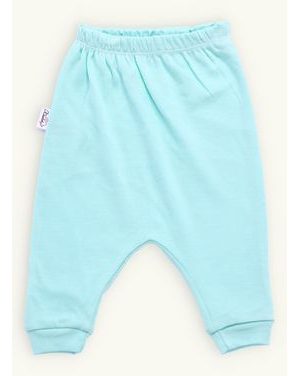 Dětské tepláky bez potisku mátové