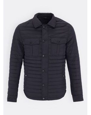 Pánska prechodná prešívaná bunda čierna