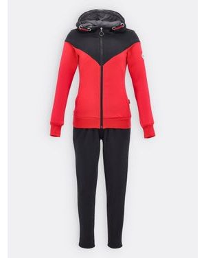 Tepláková súprava červená/čierna