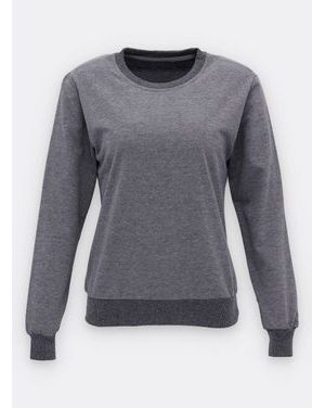 Dámská mikina bez kapuce grafitová