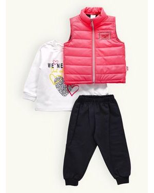 Detská štýlová tepláková súprava ružová