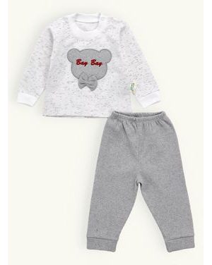 Dětská souprava MEDVÍDEK šedá