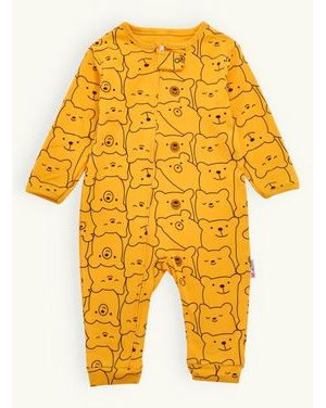 Kojenecké pyžamo VESELÉ MEDVÍDKY žluté