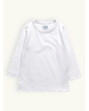 Dětské tričko bez potisku bílé
