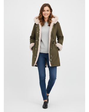 Dámská přechodná zimní bunda olivová