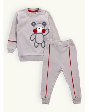 Detská súprava MEDVEDÍK sivá