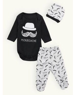 Dojčenská súprava FÚZY čierna