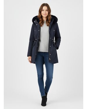 Dámska zimná bunda tmavomodrá