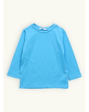 Detské tričko bez potlače tyrkysové