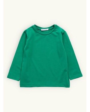 Detské tričko bez potlače zelené