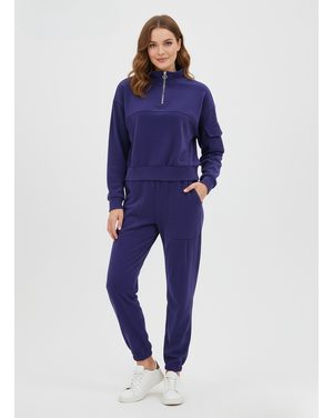 Dámska tepláková súprava fialová