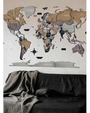 Viacvrstvová 3D Mapa Dub-sivá