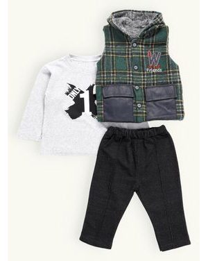 Detská súprava RYBÁR zelená