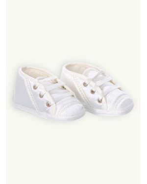 Detské sviatočné topánky krémové