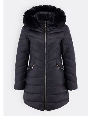 Dámska prešívaná bunda čierna