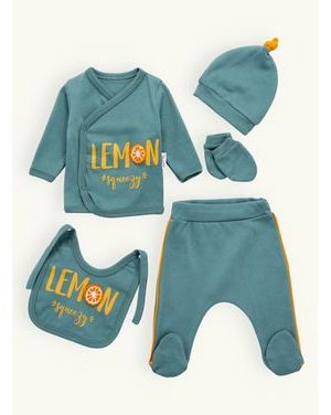 Dojčenská súprava CITRÓN zelená
